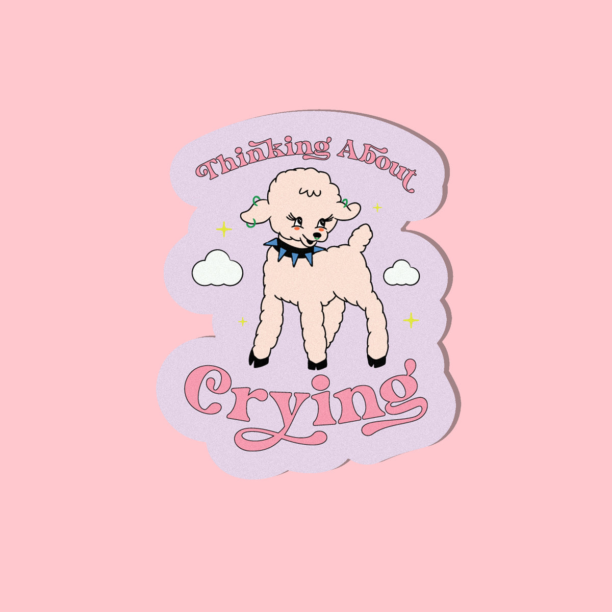 Thinking About Crying | Sticker