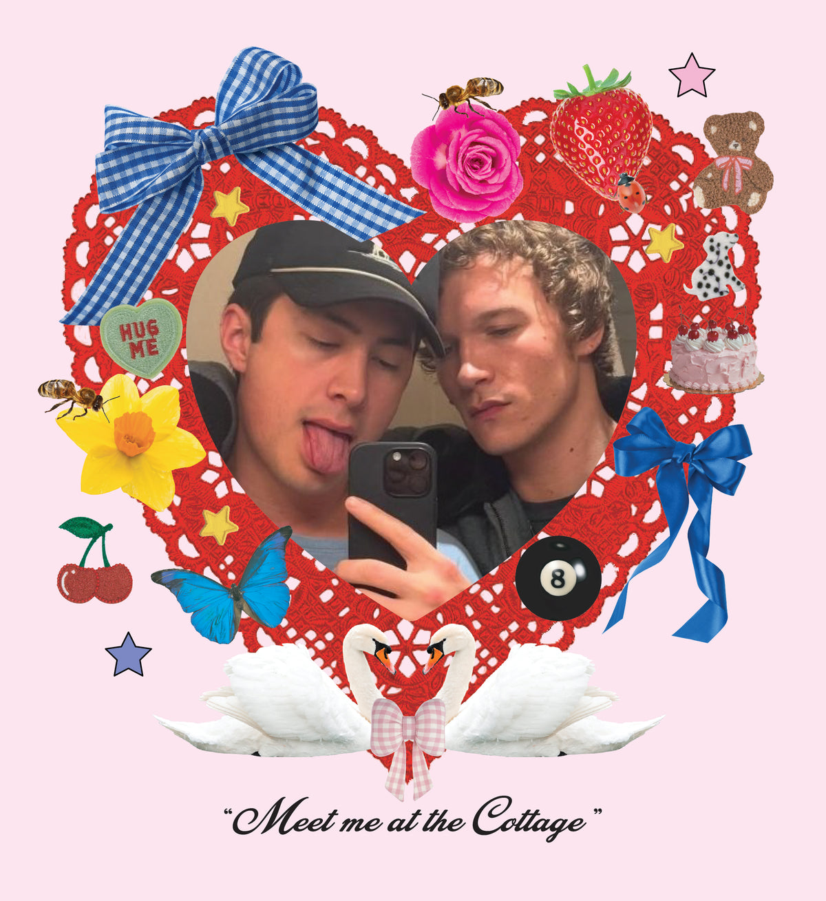 CUSTOM Lovers T-Shirt | Ivory Tee