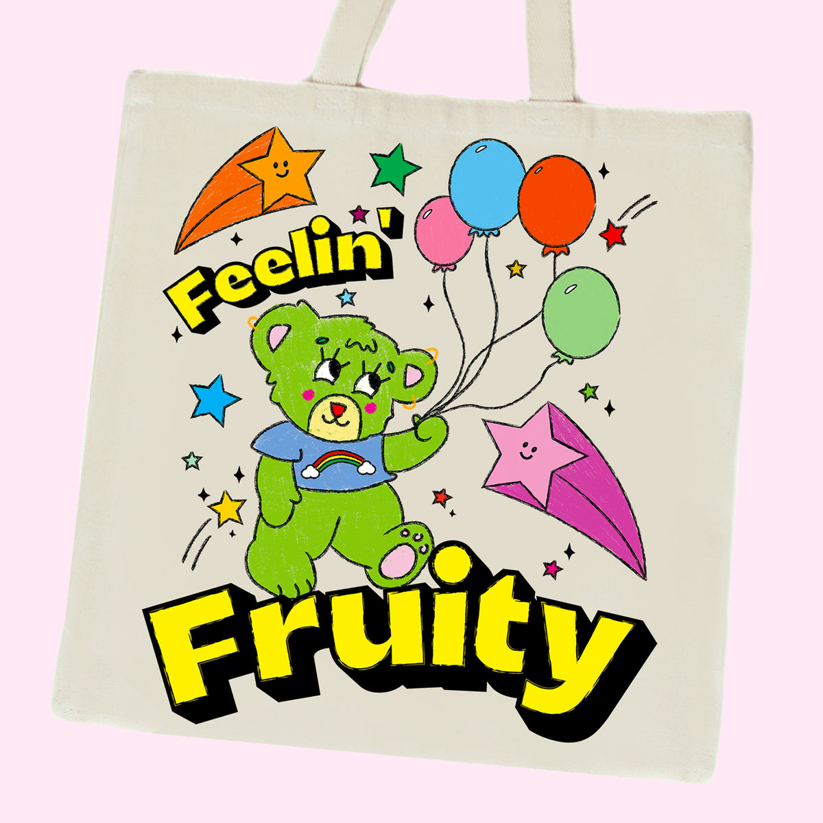 Feelin&#39; Fruity Tote Bag | Canvas + Graphic